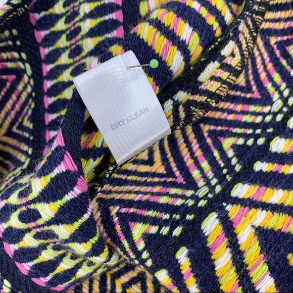 Full Circle Skirt in Bold Colors and Geometric Print - Picture 12 of 14